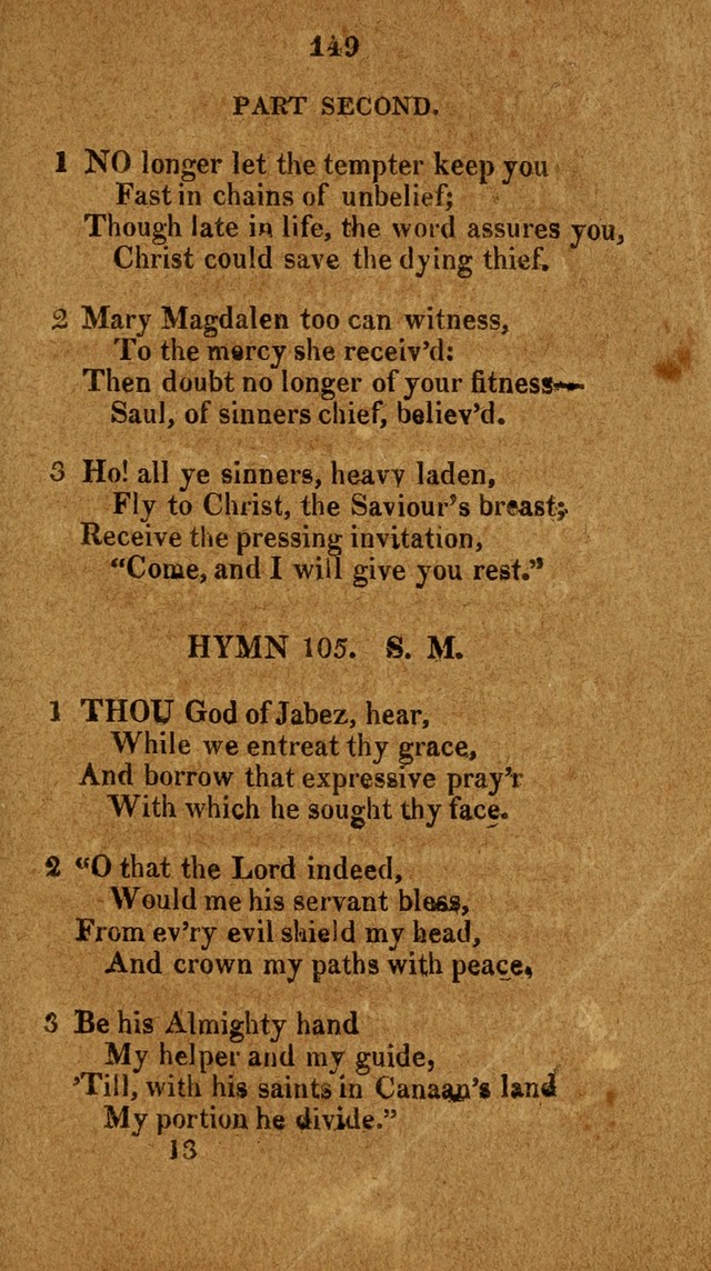 Social and Campmeeting Songs For the Pious (4th ed.) page 149