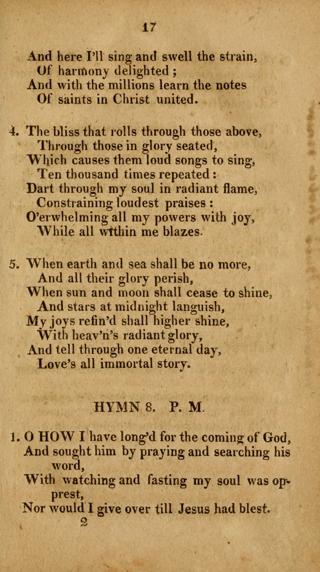 Social and Campmeeting Songs For the Pious (4th ed.) page 17