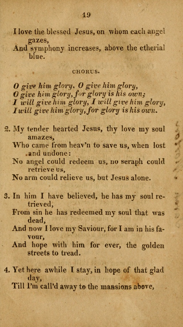 Social and Campmeeting Songs For the Pious (4th ed.) page 19