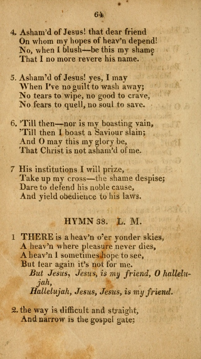 Social and Campmeeting Songs For the Pious (4th ed.) page 64