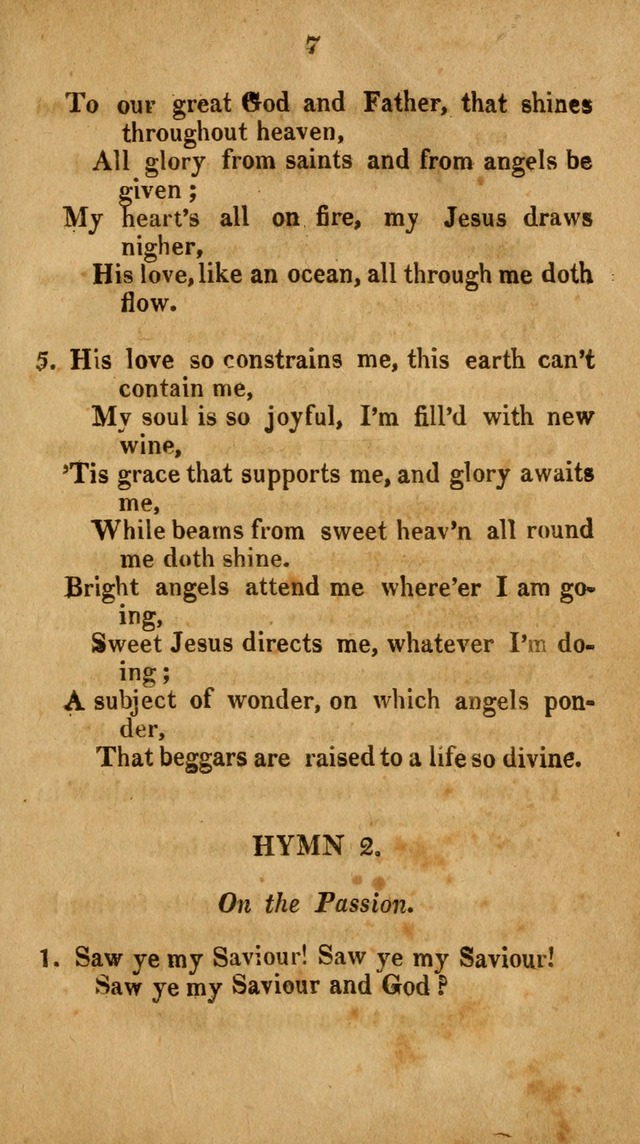 Social and Campmeeting Songs For the Pious (4th ed.) page 7