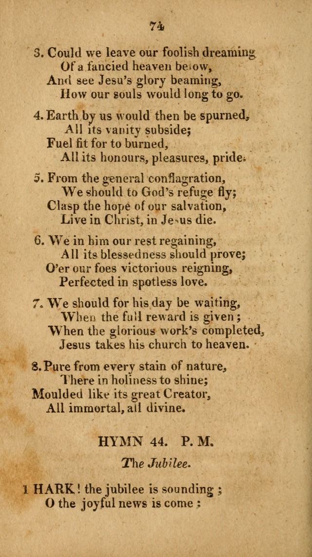 Social and Campmeeting Songs For the Pious (4th ed.) page 74