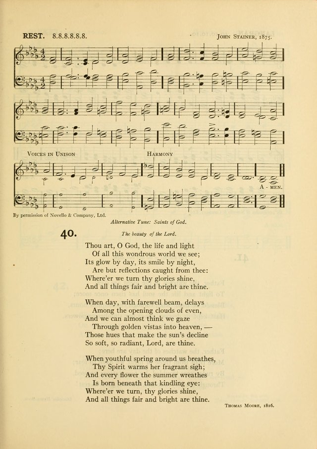 Services for Congregational Worship. The New Hymn and Tune Book page 119