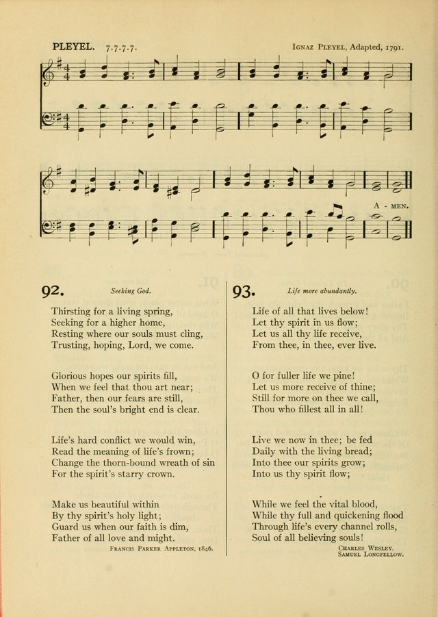 Services for Congregational Worship. The New Hymn and Tune Book page 154