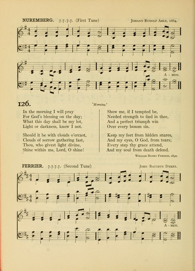Services for Congregational Worship. The New Hymn and Tune Book page 176