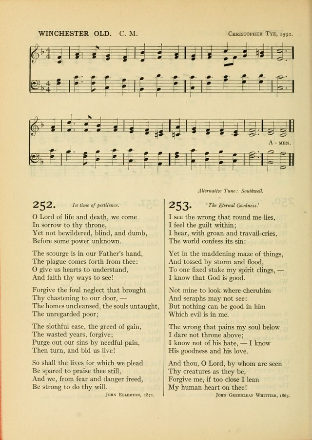 Services for Congregational Worship. The New Hymn and Tune Book page 268
