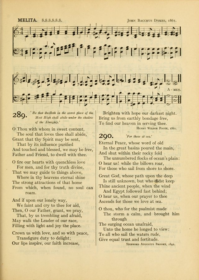Services for Congregational Worship. The New Hymn and Tune Book page 299