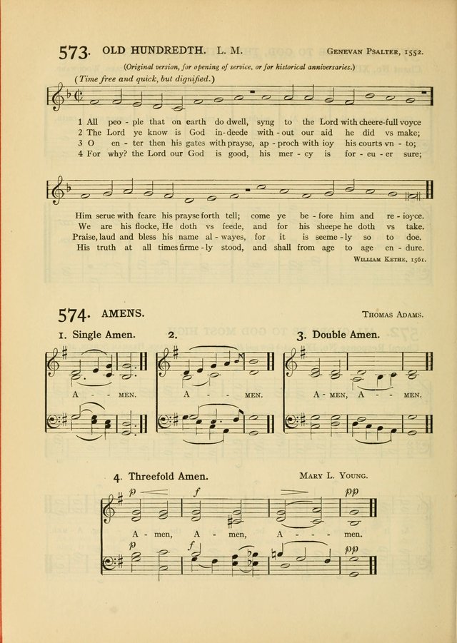 Services for Congregational Worship. The New Hymn and Tune Book page 504