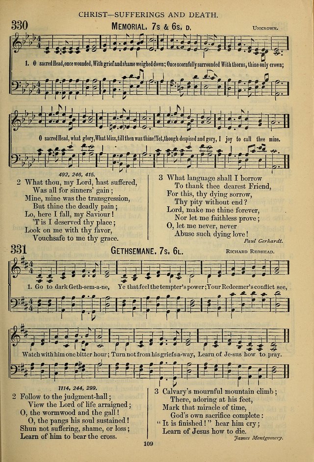 The Seventh-Day Adventist Hymn and Tune Book: for use in divine worship page 109