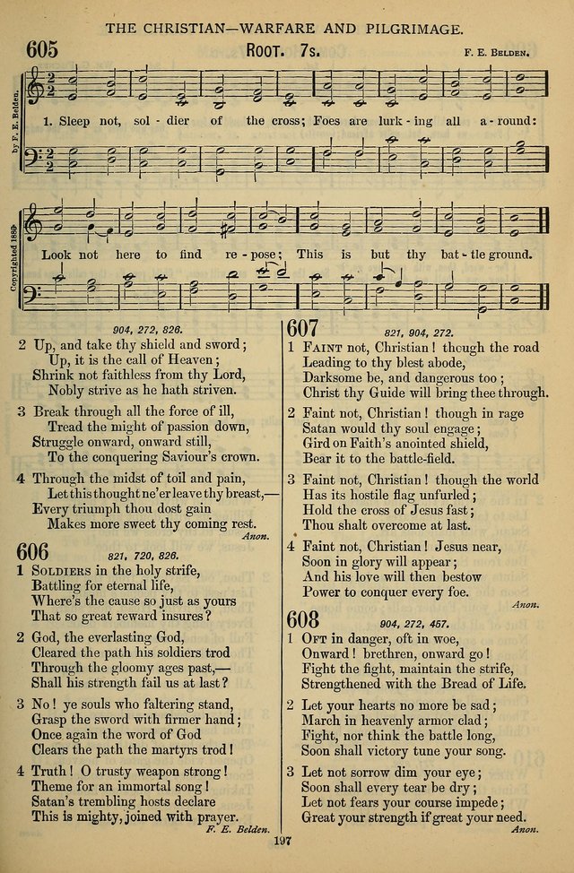 The Seventh-Day Adventist Hymn and Tune Book: for use in divine worship page 197