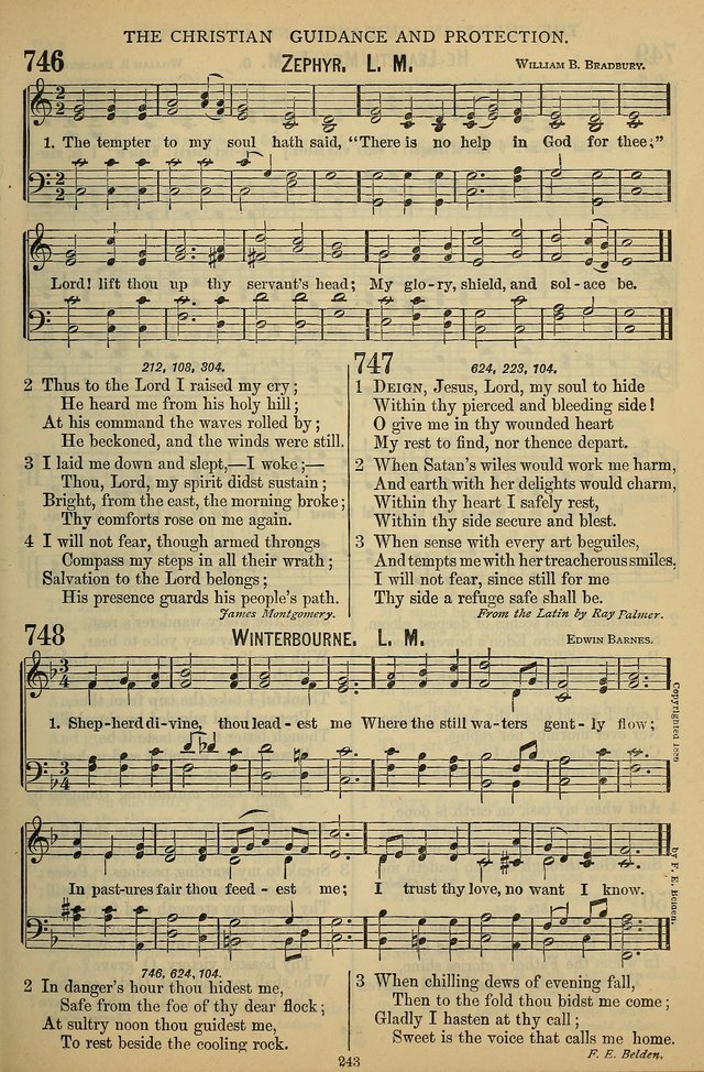 The Seventh-Day Adventist Hymn and Tune Book: for use in divine worship page 243