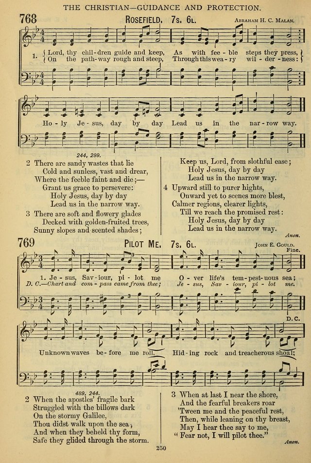 The Seventh-Day Adventist Hymn and Tune Book: for use in divine worship page 250