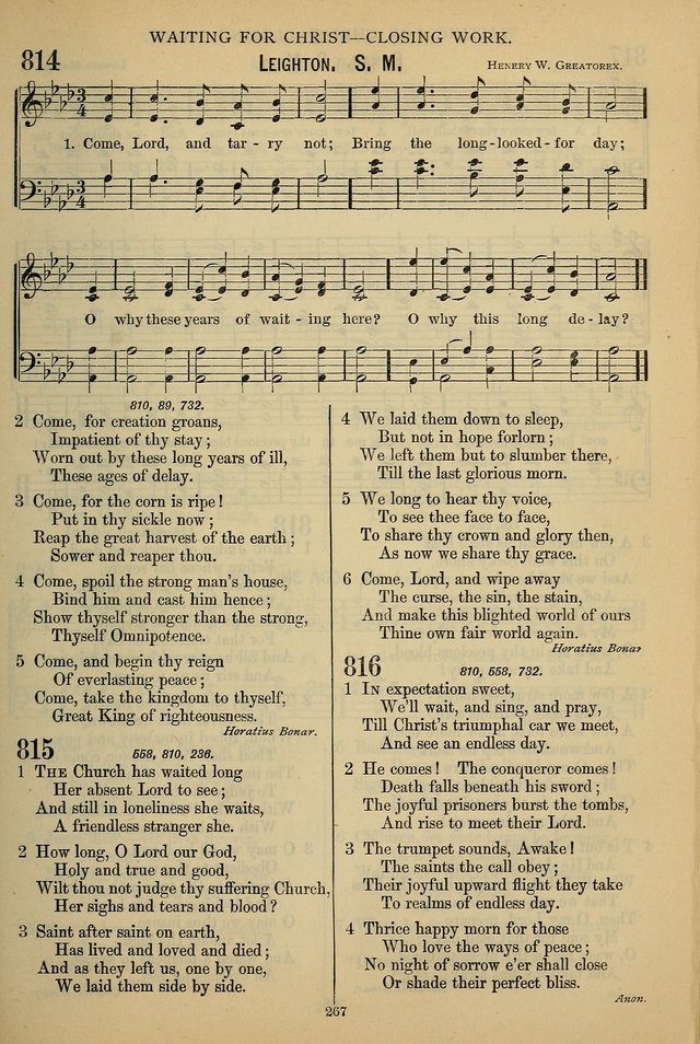The Seventh-Day Adventist Hymn and Tune Book: for use in divine worship page 267