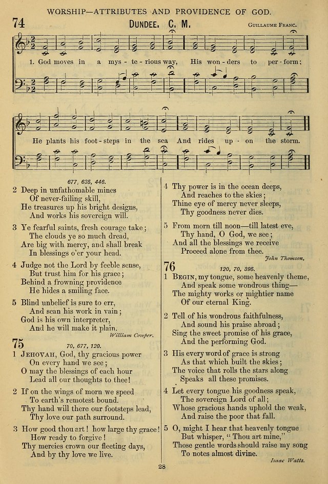 The Seventh-Day Adventist Hymn and Tune Book: for use in divine worship page 28