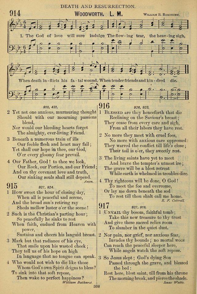 The Seventh-Day Adventist Hymn and Tune Book: for use in divine worship page 308