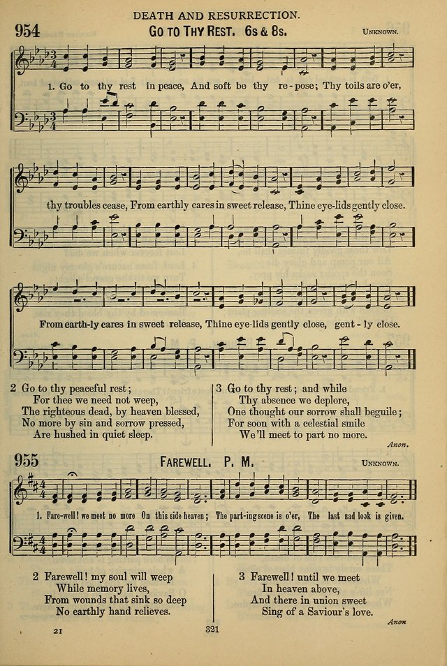The Seventh-Day Adventist Hymn and Tune Book: for use in divine worship page 321