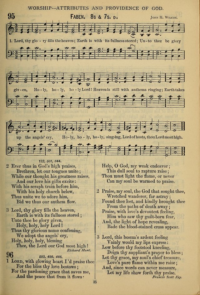 The Seventh-Day Adventist Hymn and Tune Book: for use in divine worship page 35