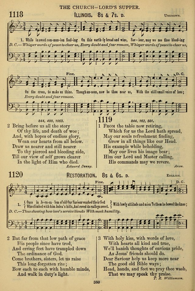 The Seventh-Day Adventist Hymn and Tune Book: for use in divine worship page 380