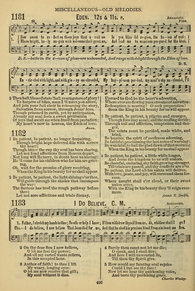 The Seventh-Day Adventist Hymn and Tune Book: for use in divine worship page 406
