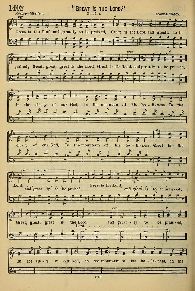 The Seventh-Day Adventist Hymn and Tune Book: for use in divine worship page 610