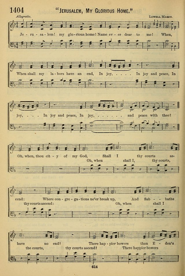 The Seventh-Day Adventist Hymn and Tune Book: for use in divine worship page 614