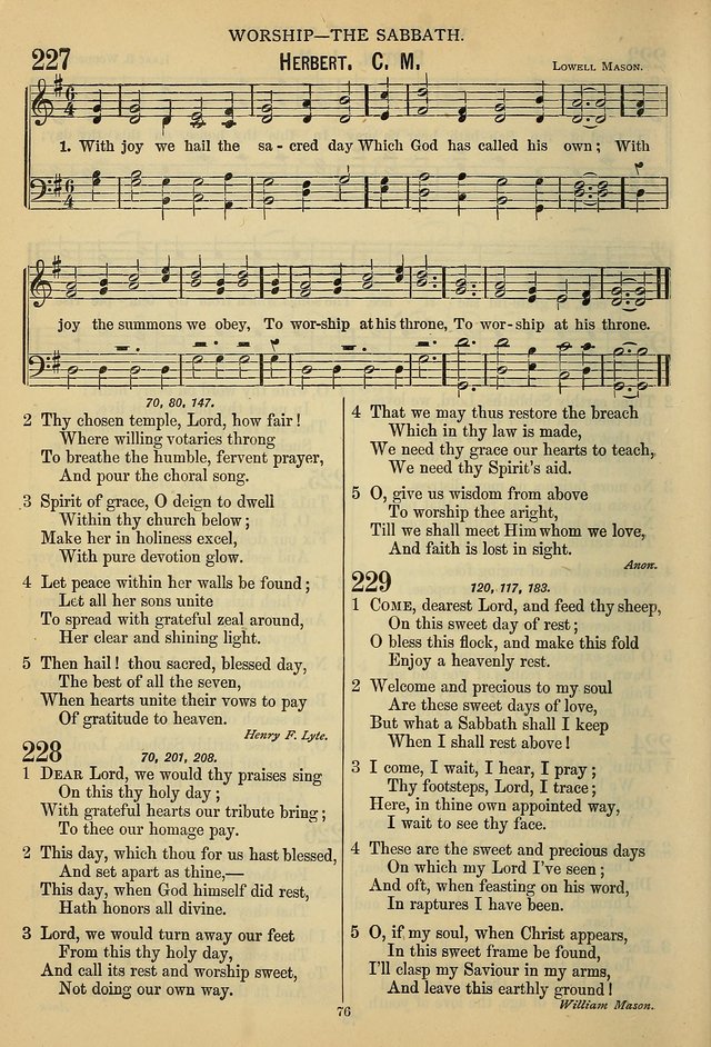 The Seventh-Day Adventist Hymn and Tune Book: for use in divine worship page 76
