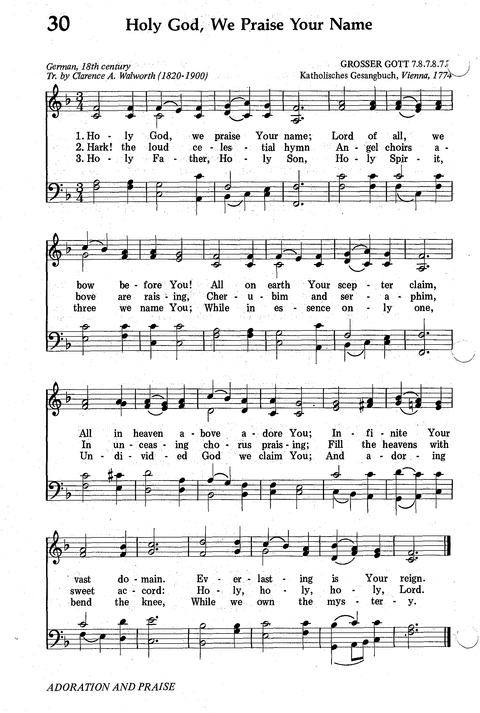 Seventh-day Adventist Hymnal page 30