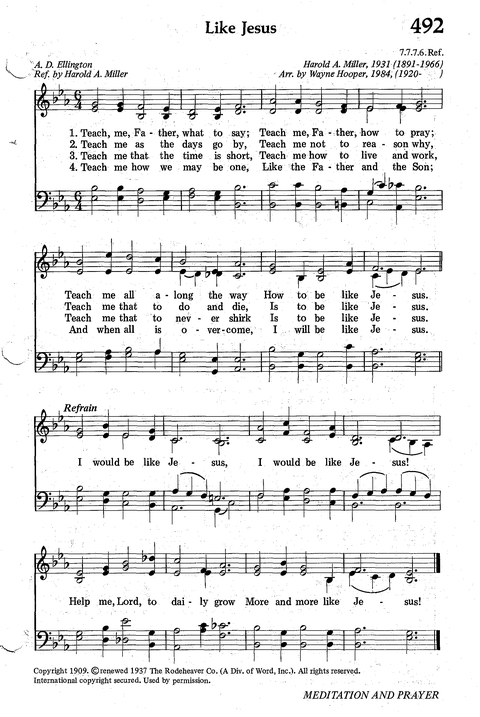 Seventh-day Adventist Hymnal page 480
