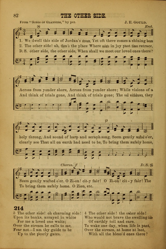 Songs of Devotion for Christian Assocations: a collection of psalms, hymns, spiritual songs, with music for chuch services, prayer and conference meetings, religious conventions, and family worship. page 82