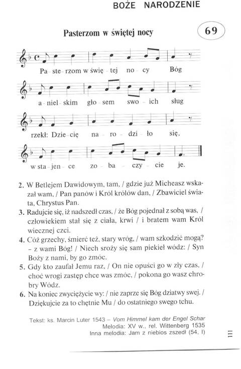Śpiewnik Ewangelicki: Codzienna modlitwa, pieśń, medytacja, nabożeństwo page 105