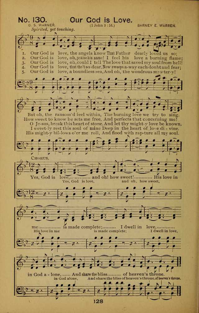 Songs of the Evening Light: for Sunday schools, missionary and revival meetings and gospel work in general page 128