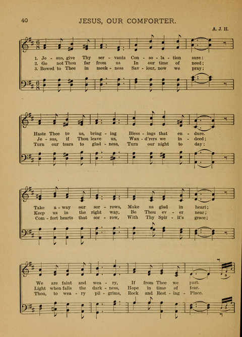 Songs of Faith, Hope, and Love: for Sunday Schools and devotional meetings page 40