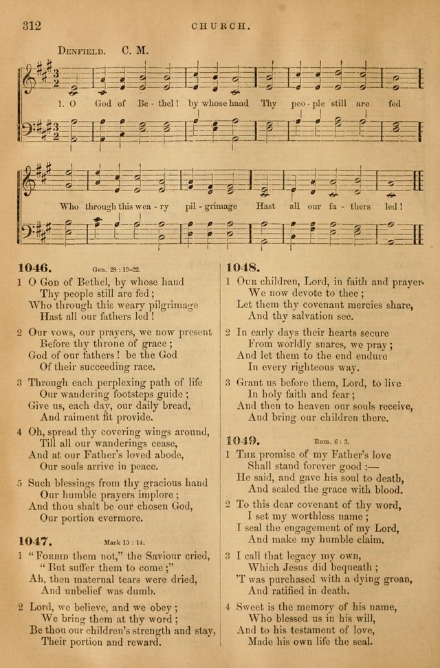 Songs for the Sanctuary: or hymns and tunes for Christian Worship page 313