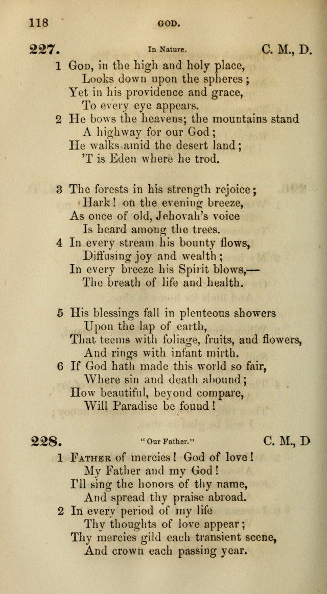 Songs for the Sanctuary; or, Psalms and Hymns for Christian Worship (Words only) page 118