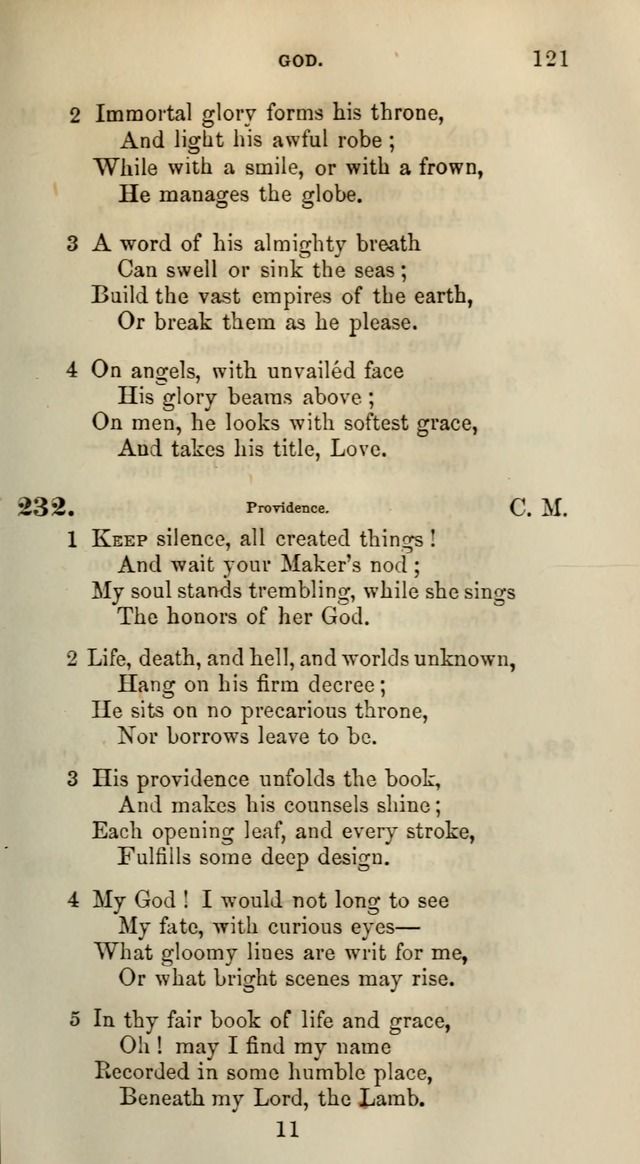 Songs for the Sanctuary; or, Psalms and Hymns for Christian Worship (Words only) page 121