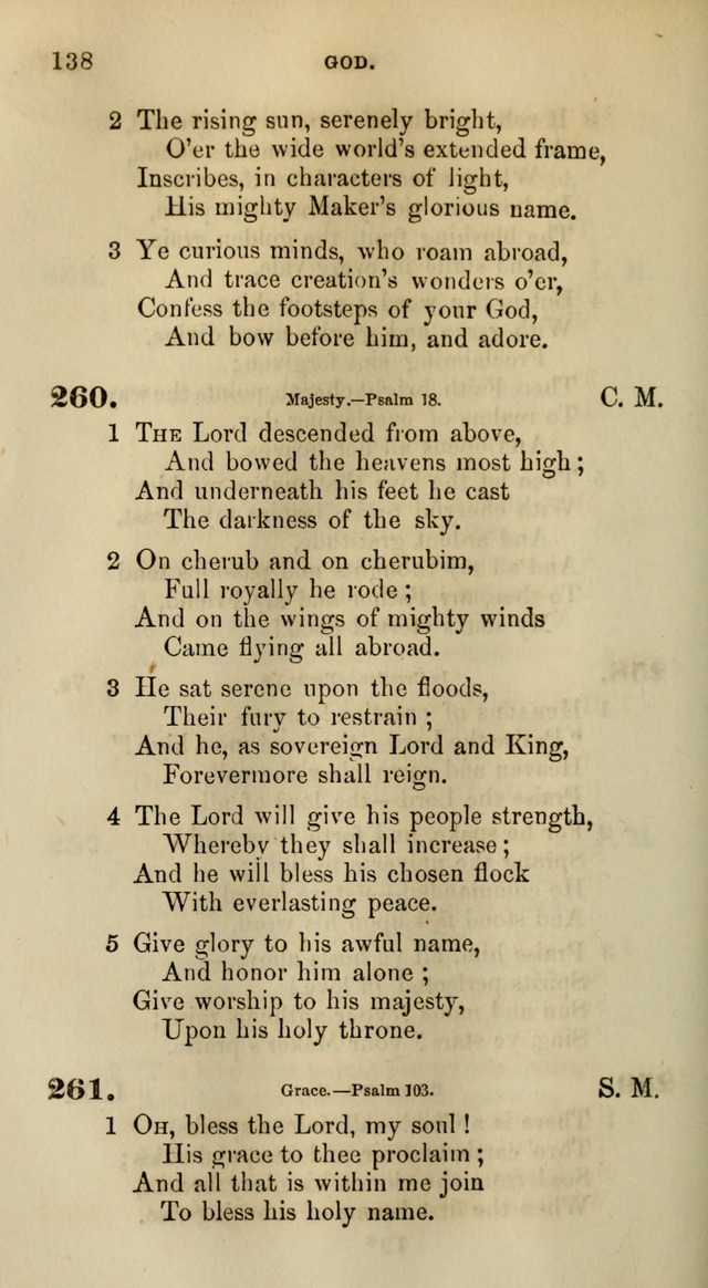 Songs for the Sanctuary; or, Psalms and Hymns for Christian Worship (Words only) page 138