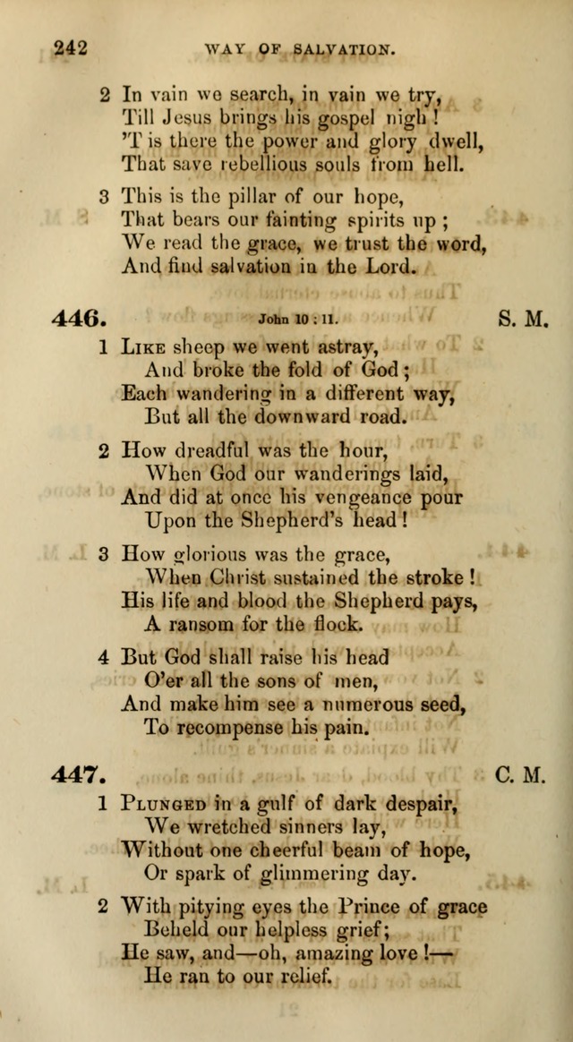 Songs for the Sanctuary; or, Psalms and Hymns for Christian Worship (Words only) page 242