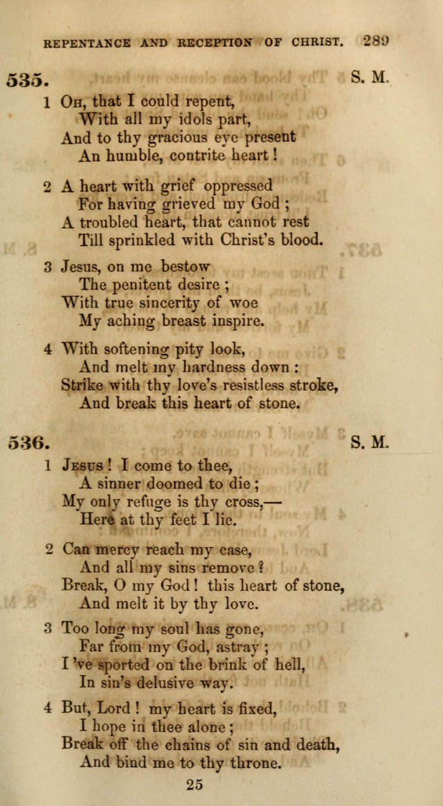 Songs for the Sanctuary; or, Psalms and Hymns for Christian Worship (Words only) page 289