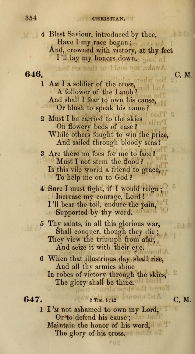Songs for the Sanctuary; or, Psalms and Hymns for Christian Worship (Words only) page 354
