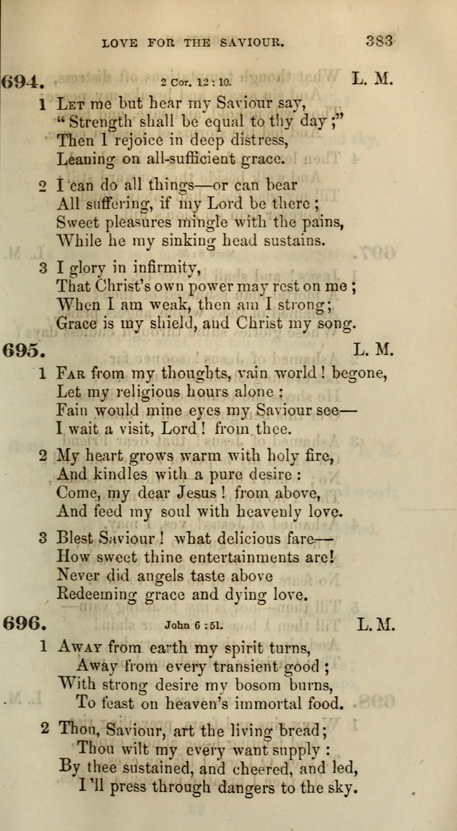 Songs for the Sanctuary; or, Psalms and Hymns for Christian Worship (Words only) page 383