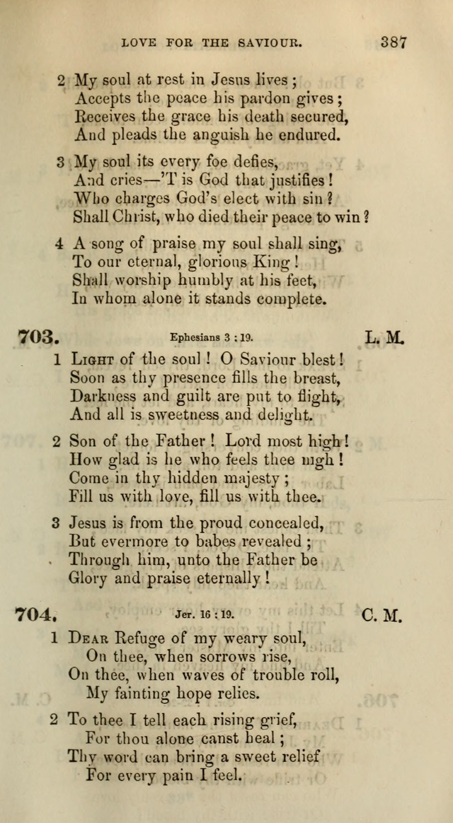 Songs for the Sanctuary; or, Psalms and Hymns for Christian Worship (Words only) page 387