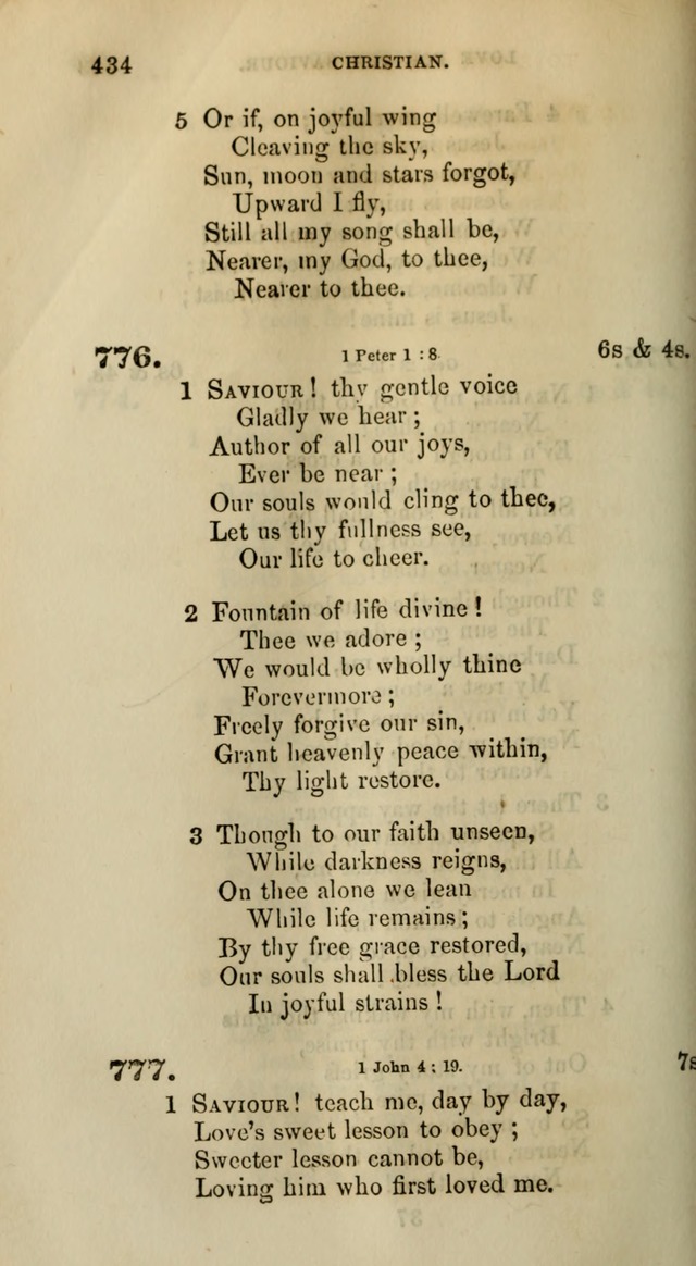 Songs for the Sanctuary; or, Psalms and Hymns for Christian Worship (Words only) page 434