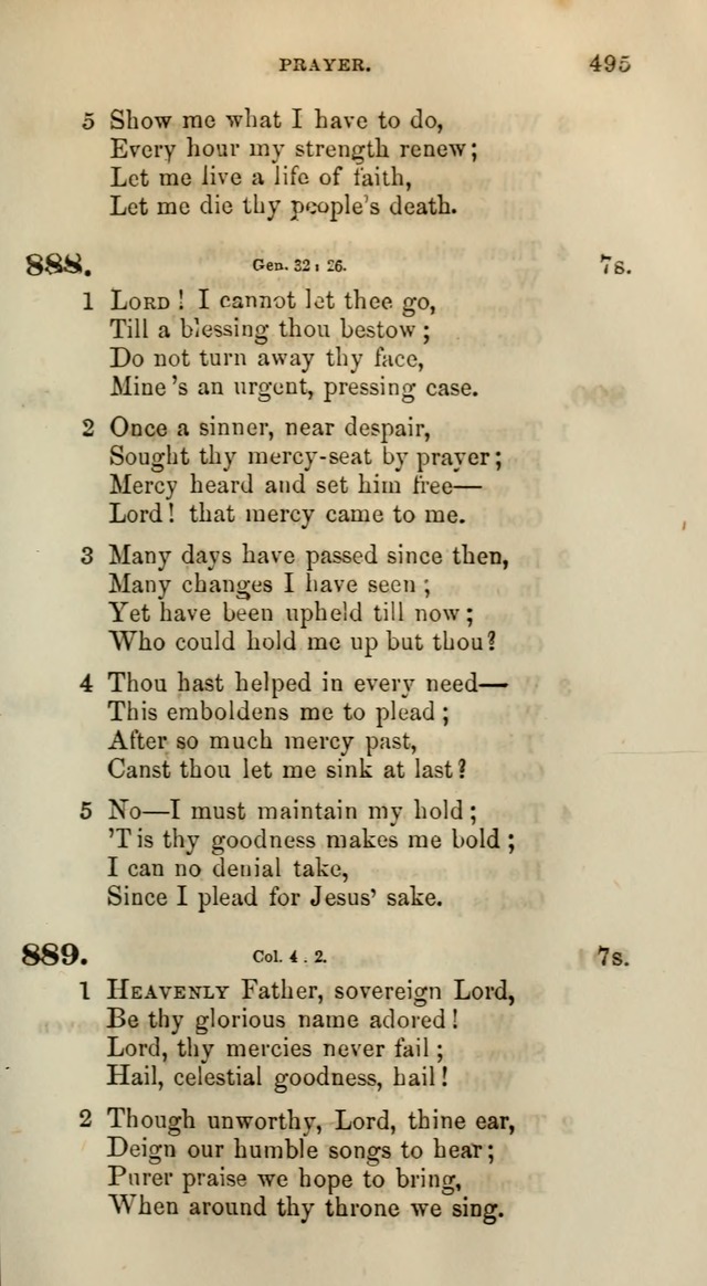 Songs for the Sanctuary; or, Psalms and Hymns for Christian Worship (Words only) page 495