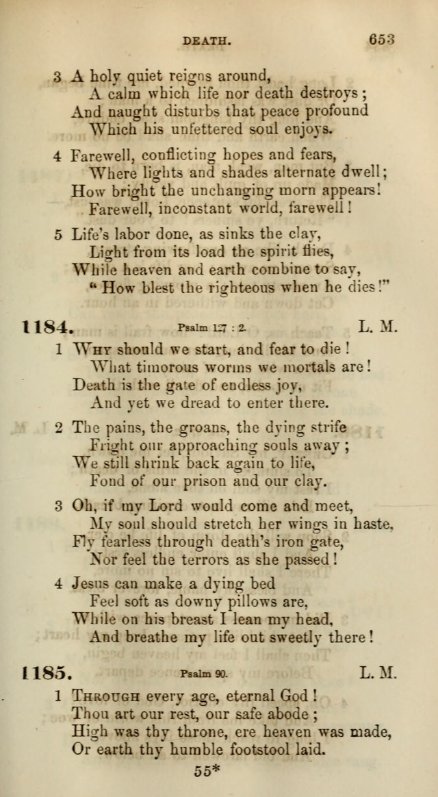 Songs for the Sanctuary; or, Psalms and Hymns for Christian Worship (Words only) page 653