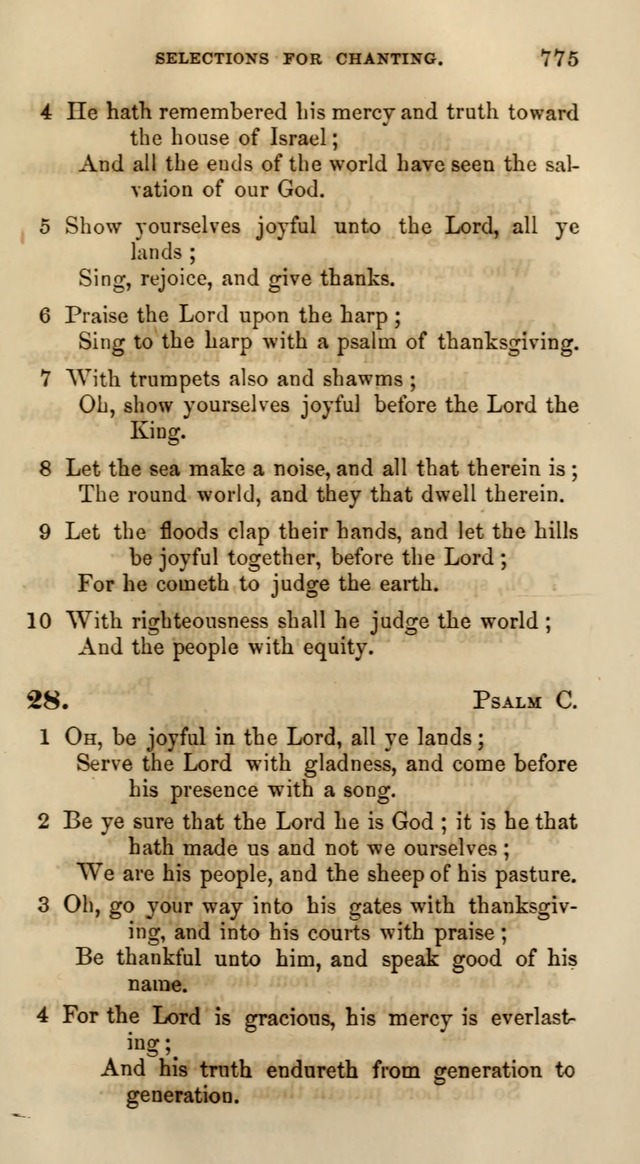 Songs for the Sanctuary; or, Psalms and Hymns for Christian Worship (Words only) page 773