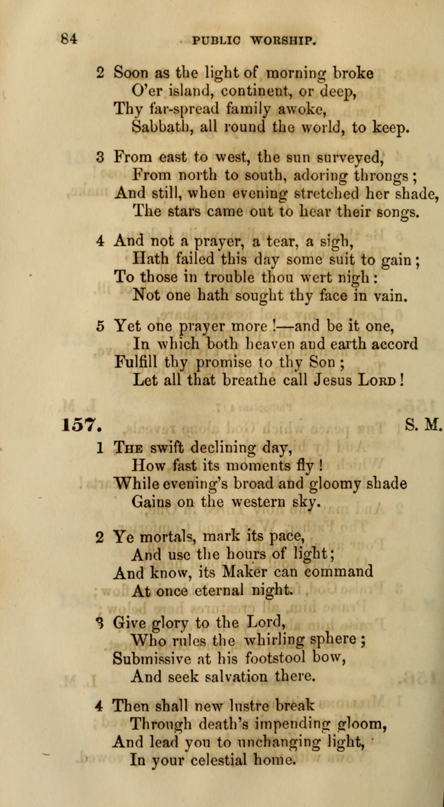 Songs for the Sanctuary; or, Psalms and Hymns for Christian Worship (Words only) page 84