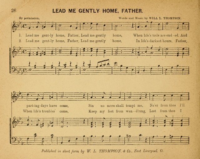 Sparkling Gems Nos.1 & 2 Combined: a new and choice collection of music for Sabbath schools, temperance, and social meetings page 26