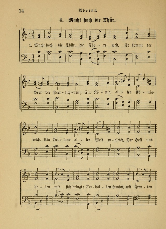 Sonntagsschul-Gesangbuch der Reformirten Kirche in den Vereinigten Staaten page 14