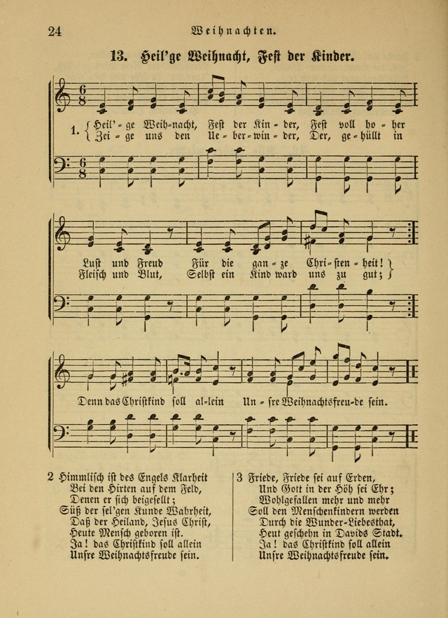 Sonntagsschul-Gesangbuch der Reformirten Kirche in den Vereinigten Staaten page 24