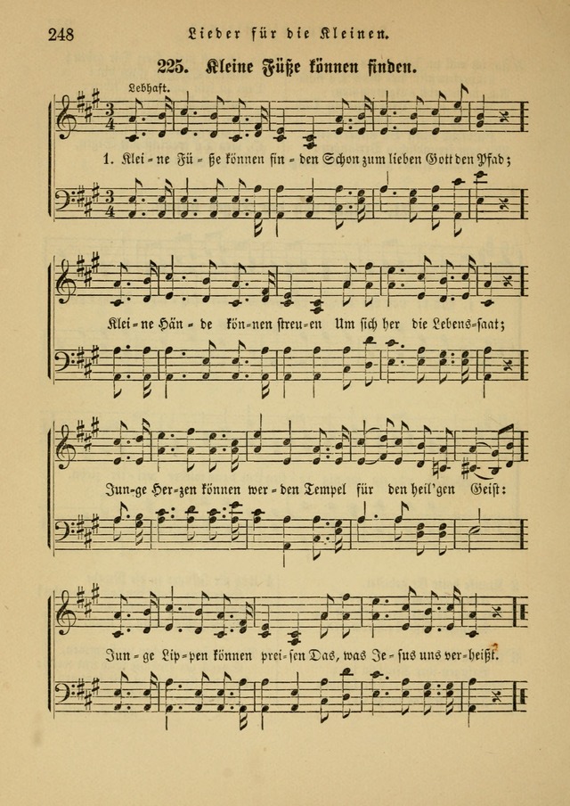 Sonntagsschul-Gesangbuch der Reformirten Kirche in den Vereinigten Staaten page 248